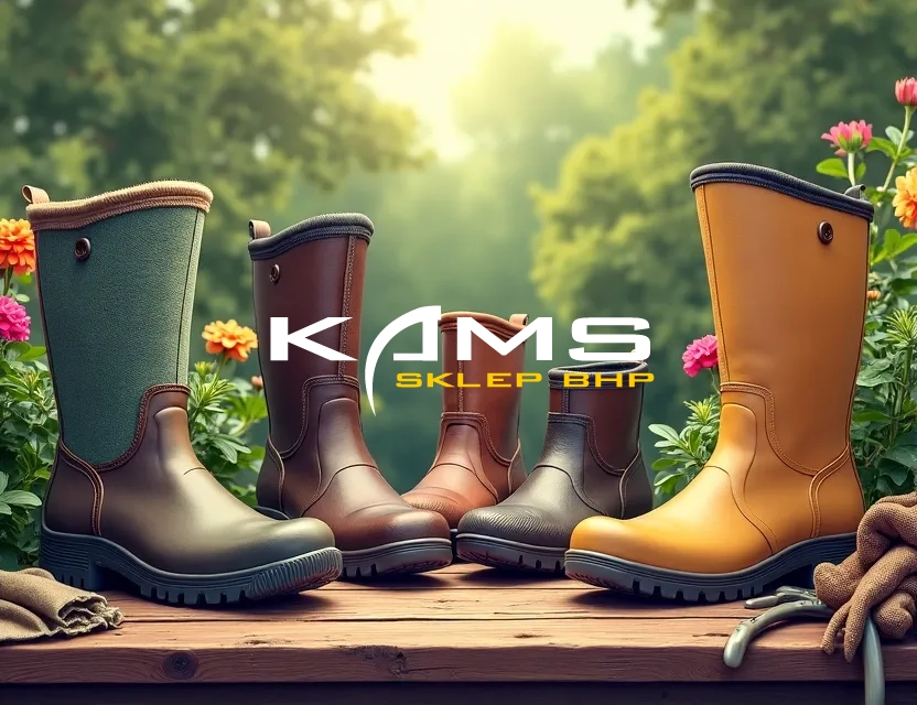 buty robocze, ogród, praca w ogrodzie, komfort, trwałość, wygodne, ochrona, odporny materiał, wodoszczelne, przyleganie, bezp